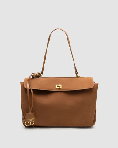 Balenciaga Rodeo Large Suede Ginger/Gold