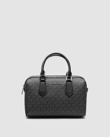 Michael Kors Hayes Duffle Crossbody Bag Grey
