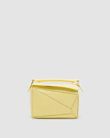 Loewe Mini Puzzle Bag Yellow