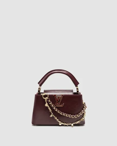 Louis Vuitton Capucines East-West Mini Grenat Red