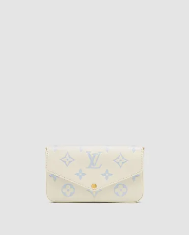 Louis Vuitton Félicie Pochette Bag Beige/Blue