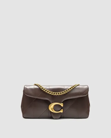 Coach Tabby Shoulder Bag 26 With Quilting Brass/Maple
