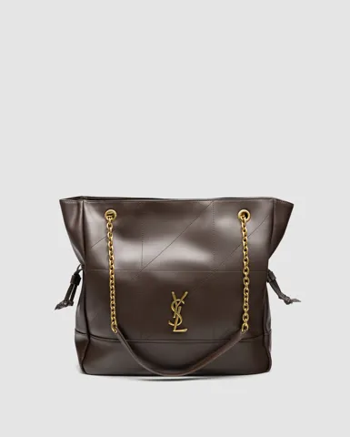 Saint Laurent Jamie Shopping Leather Tote Bag Urban Grey