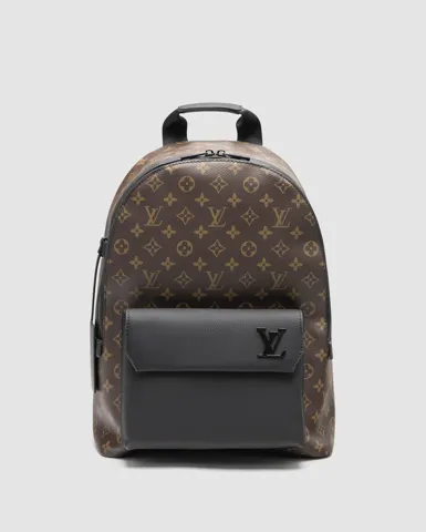 Louis Vuitton Takeoff Backpack Monogram Macassar Canvas Brown