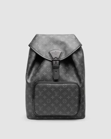 Louis Vuitton Montsouris Backpack Monogram Eclipse Grey