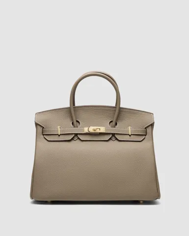 Hermes Birkin 35 Etoupe/Gold