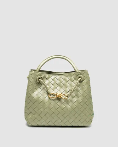 Bottega Veneta Andiamo Bag Travertine