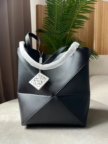 Loewe Medium Puzzle Leather Tote Bag