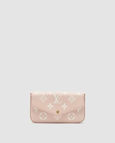 Louis Vuitton Félicie Pochette Bag White/Pink