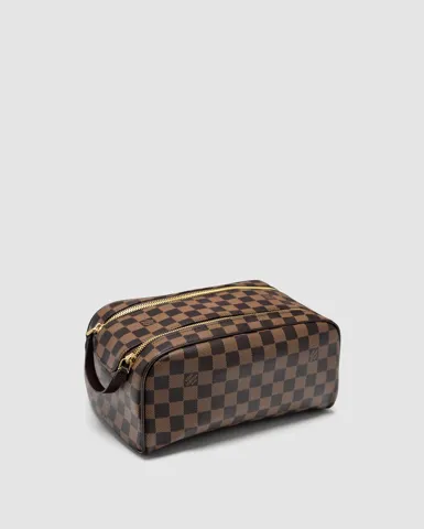 Louis Vuitton Damier Ebene Dopp Kit Cosmetic Bag