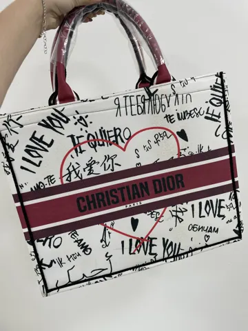 Christian Dior Large Book Tote Amour