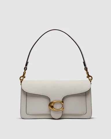 Coach Tabby Shoulder Bag 26 Brass/Chalk