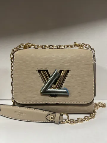 Louis Vuitton Medium Twist MM Epi Leather Beige