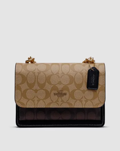 Coach Mini Klare Crossbody in Signature Canvas (СІРИЙ НИЗ)