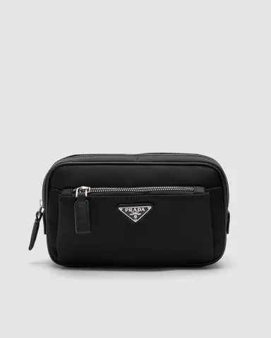 Prada Black Nylon Bumbag