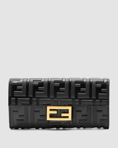 Fendi Black Leather Wallet