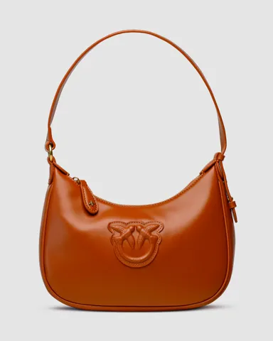 Pinko Half Moon Bag Simply Ginger With Leather Buckle