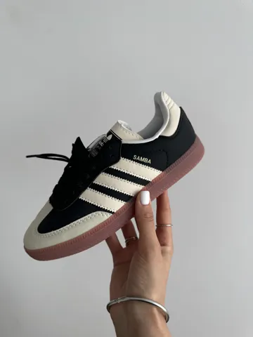 ADIDAS SAMBA | BLACK / WHITE CREAM premium (8)