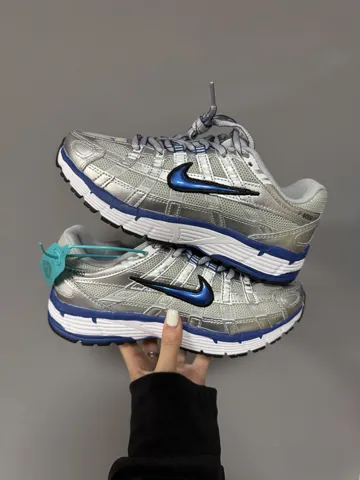 NIKE P-6000 | SILVER / BLUE premium (6)