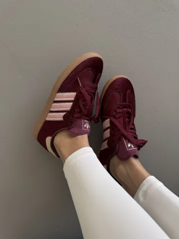 ADIDAS SAMBA | BURGUNDY PONY premium (7)