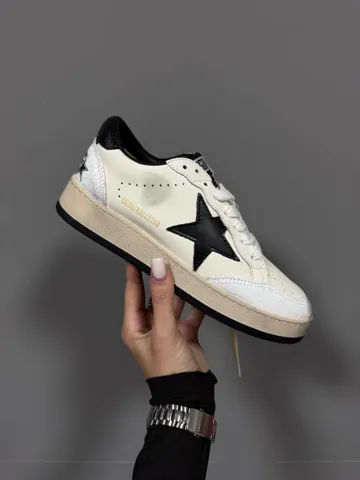 GOLDEN GOOSE BALLSTAR | DIRTY WHITE / BLACK premium (8)