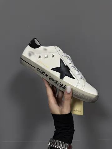 GOLDEN GOOSE | GGDB SSTAR | WHITE/BLACK INSCRIPTION prem (2)