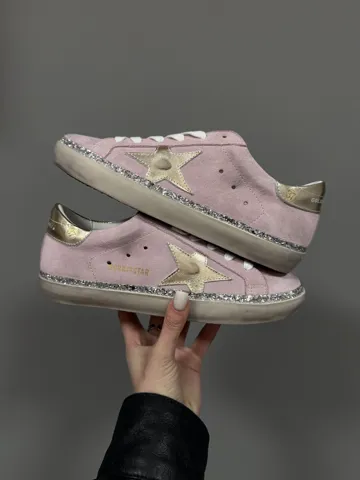 GOLDEN GOOSE | SUPERSTAR PINK SUEDE / SILVER premium (2)
