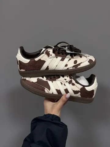 ADIDAS SAMBA | COW PRINT / WHITE premium (7)