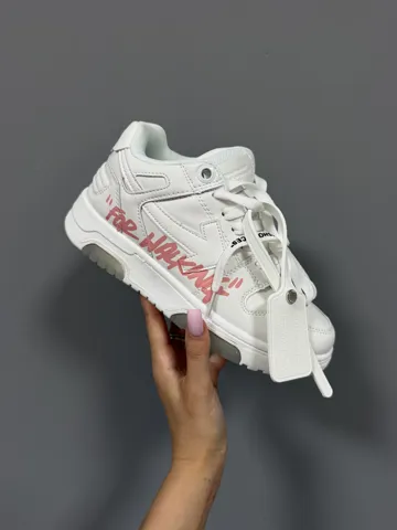 OFF WHITE x OUT OF OFFICE | FOR WALKING WHITE / PINK (1)