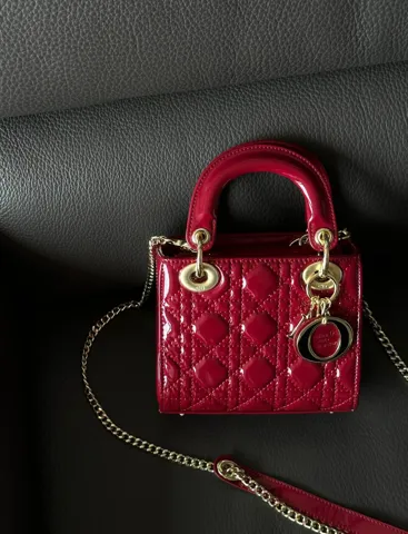 Dior Mini Lady Dior Bag Red [оригінальна бренд коробка]