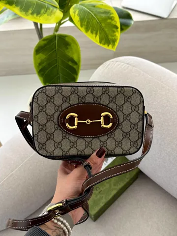 Gucci Horsebit 1955 Small Shoulder Bag Brown [оригінальна коробка]