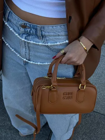 Miu Miu Arcadie Leather Bag Brown [Ориг Коробка]
