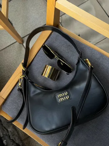 Miu Miu Leather Hobo Bag Black [Ориг Коробка]