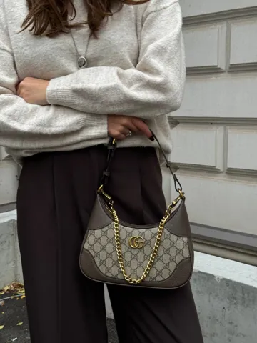 Gucci Aphrodite Small Shoulder Bag Brown [бренд коробка]
