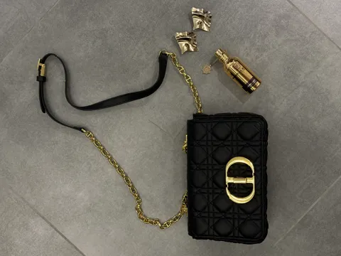 Christian Dior Small Dior Caro Bag Black [оригінальна коробка]