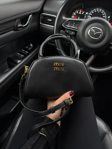 MiuMiu Leather Top-Handle Bag Black [Ориг Коробка]