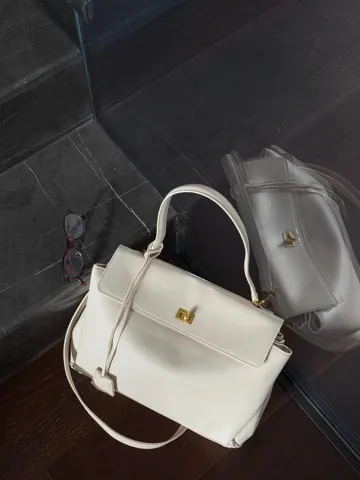 Balenciaga Rodeo Large White/Gold