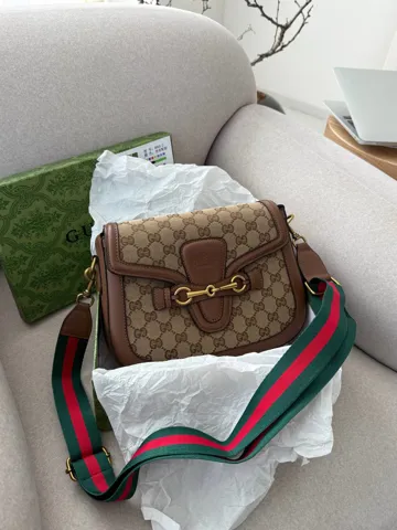 Gucci Lady Web GG Canvas Shoulder Bag [магнітна коробка]