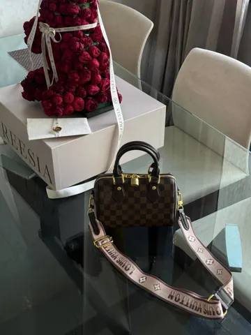 Louis Vuitton Speedy Nano Brown/Chess (Коробка магніт)
