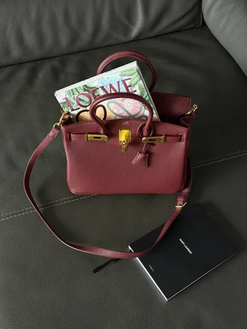 Hermès Birkin 30 Red/Gold (Магнітна коробка)