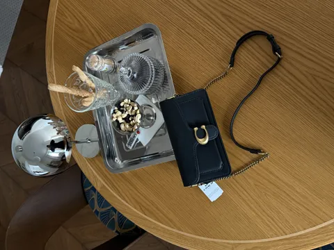 Coach Tabby Shoulder Bag 20 Black/Gold [крафтова коробка]