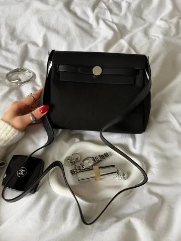 Hermès Herbag Zip 20 Bag Black