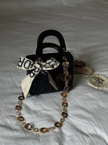 Dior Mini Lady Dior Bag Black/Gold