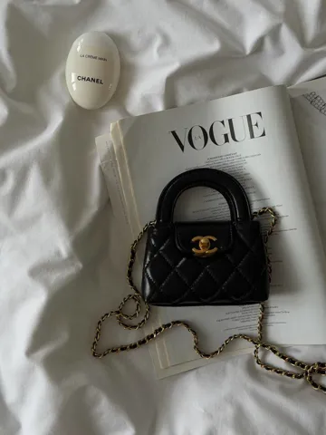 Chanel Kelly Micro Black/Gold