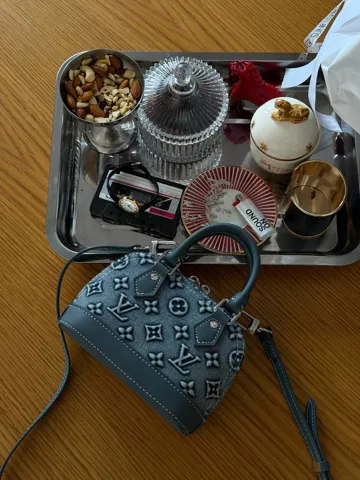 Louis Vuitton Nano Alma Bag Denim Monogram