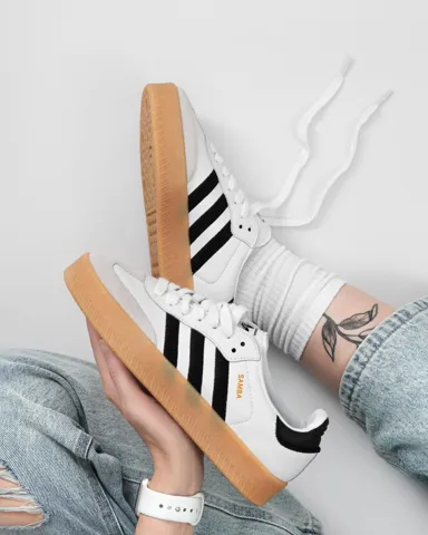 Adidas Samba Platform White/Black