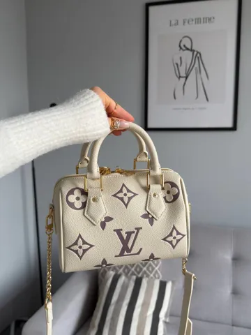 Louis Vuitton Speedy Bandoulière 20 Bicolor Violet/Beige
