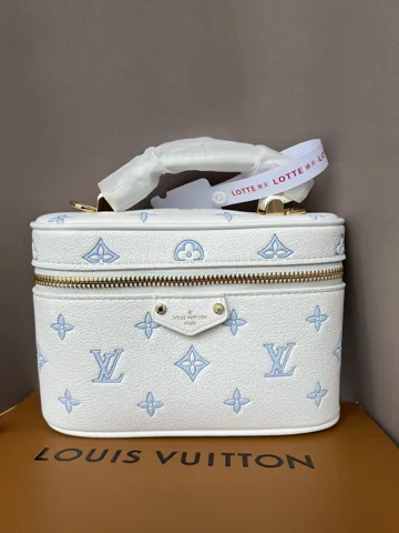 Louis Vuitton Vanity Chain Pouch Monogram White/Blue