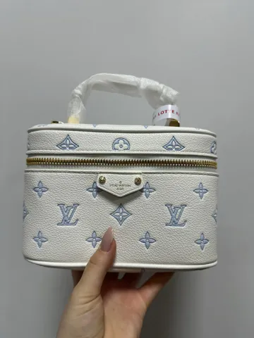 Louis Vuitton Vanity Chain Pouch Monogram White/Blue