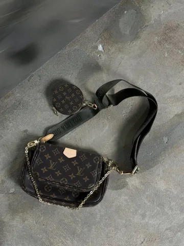 Louis Vuitton Multi Pochette Brown/Green (магнітна коробка)